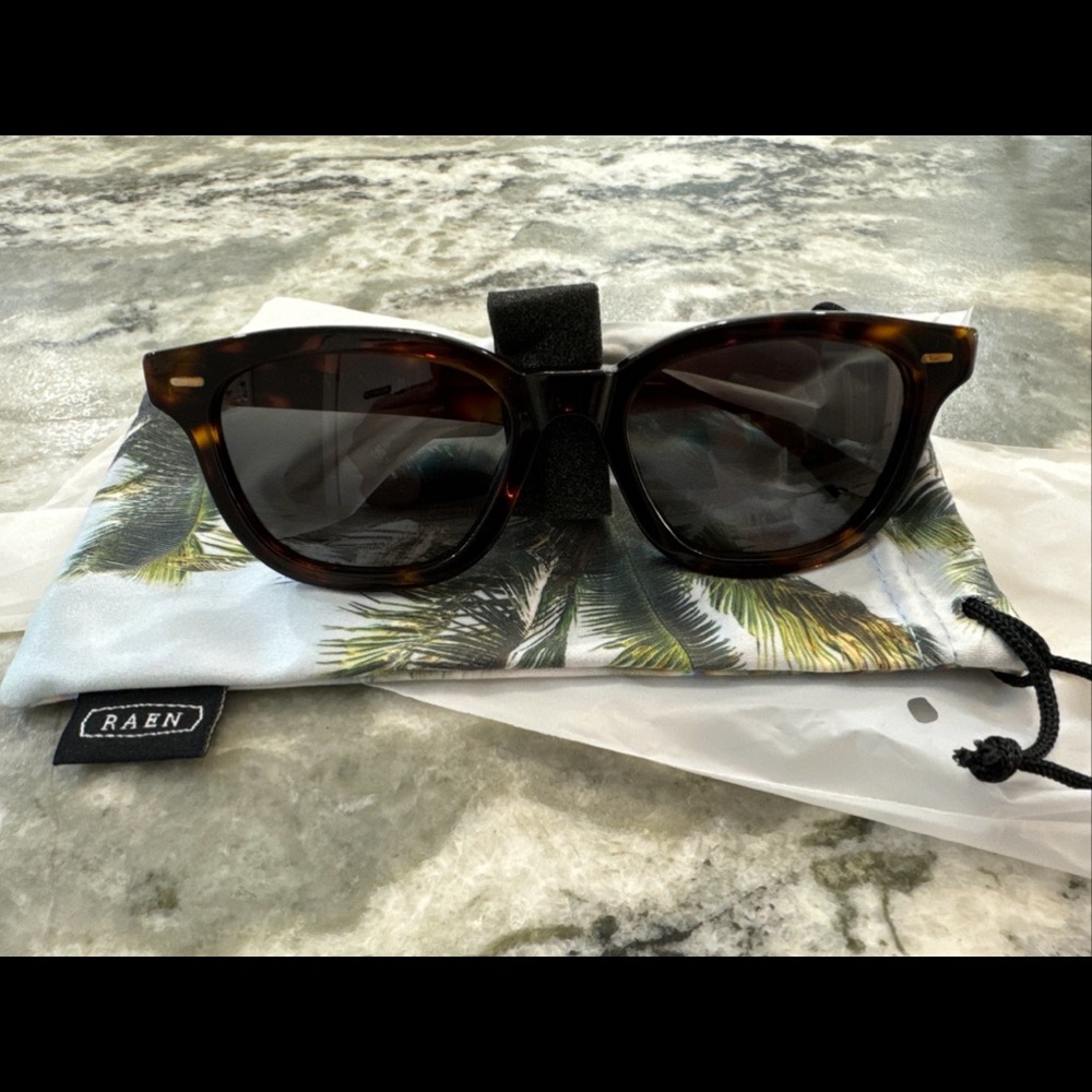 NEW RAEN MYLES Sunglasses 53 19-145 Kola Tortoise